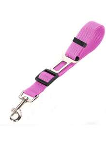 Pet Car Seat Belt Traction Clip Safety Bar Traction Retractable Leash Cat Dog Seat Belt Dog Collar Dog Accessories Car Seat Belt Nylon Seat Heavy Duty Durable Dog Car Seat Belt - Ensure Your Dog Or Cat Is Safe And Secure While Driving,Dog Seatbelt,Dog Car Seat