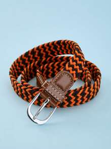 1 pièce Ceinture polyvalente décorée en tissu élastique, multicolore