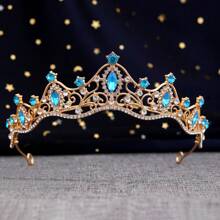Bride Crown Stylish All-Match Rhinestone Crown, Minimalist High-End Dress Accessory, Photoshoot/Wedding Gown Hair Decor