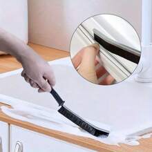 1st/3st Veelzijdige Groef Reinigingsborstel Met Antislip Handvat - Harde Haren Voor Efficiënte Reiniging Thuis, Keuken, Badkamer