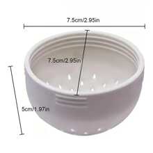 1 pieza Filtro de lata de silicona, colador multifuncional mini, tamiz de comida para drenar latas, filtro de cocina mini, drenaje de lata de silicona portátil, accesorios de cocina para el hogar