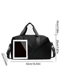 Unisex Outdoor Travel Wet Dry Separated Storage Fitness Bag, wodoodporna torba sportowa na siłownię