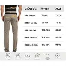 Men's Outdoor Pants Sun Protection Quick-Drying Hiking Pants Functional Pants With Belt / Hiking Pants Zipper Pants Removable Trouser Legs Summer Shorts With Belt Lightweight Quick-Drying Breathable Functional Pants Hiking Pants Classic Overall Style'' - 深灰色 - 查看 9
