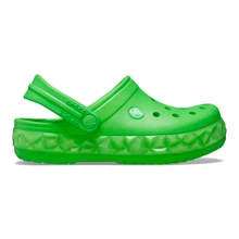 Crocs CrocbandGeometricGlowBandClogT - Green slime - View 1