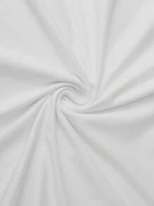 女士红色数字印花圆领短袖休闲 T 恤，时尚百搭，适合日常穿着，春夏季