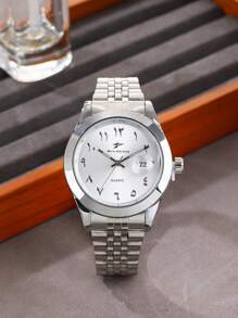 RICECGO RICECGO Watch 1 Steel Band Quartz Calendar Light Luxury Niche Disc Business Men Suitable For Giving Gifts Daily Wear