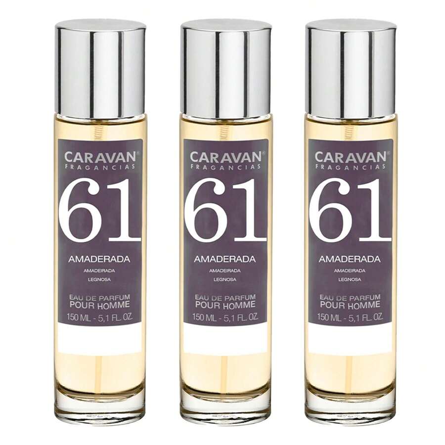 Caravan FRAGANCIAS Set de 3 frascos Perfume de Hombre Nº61, de 150 ml. Envío gratis en 24/72h - Multicolor - Ver 1