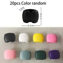 8pcs/6pcs/3pcs Mini Simple Cable Organizer Travel Earphone Wire Data Line Clips Cable Winder Tie Cable Management Cord Organizer For Home Office Car - Multicolor - View 13