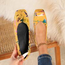 2024 Women's Retro Square Toe Mary Jane Flats, Versatile Spring/Autumn Casual Shoes, 2025 New Strap Buckle Flat Loafers