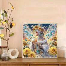 1pc Adult Beginner Diamond Painting Kit, DIY 5D Special Shape Crystal Diamond Partial Diamond Embroidery Mosaic Art Craft, Handmade Creative To Inspire Your Artistic Inspiration And Passion, Suitable For Home Wall Decor, Frameless