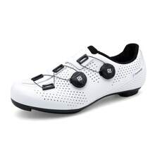 Men's Cycling Shoes Women's Cycling Shoes Compatible With SPD-SL Pedal & Compatible Installation SPD/Look KEO Cleats Riding Shoes - 白色 - 查看 8