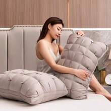 1pc 3D Bread Shaped Pillow, Neck Support Pillow, Sleep Neck Pillow, Fluffy Pillow For Adults, Home/Hotel Gifts, Suitable For Bedroom, Home, Dorm, Hotel, Holiday Gifts
