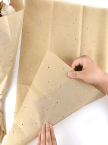 10pcs Metallic Kraft Paper, Sequin Paper, Confetti For Gift Bag, Wedding, Birthday, DIY Floral Packing, Shredded Paper Filler, Room Home Decor, Family Party, Theme Party
