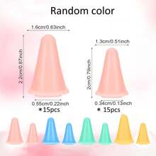 20pcs Colorful Knit Knitting Needles Point Protectors 2 Sizes Needle Tip Stoppers For Knitting Craft,Quilting, DIY Art And Sewing