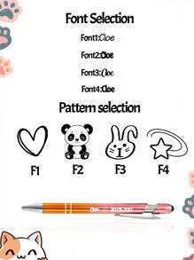 LICVIC 1-224Pcs Personalized Text Pattern Gradient Pens Ballpoint, Back To School Supplies For Kids,Customized Engraving Pen, Personalized Pens, Customizable Nice Writing Pens, Ball Point Pens, Customized Stylus Pens For Touch Screens, 14.3cm/5.6in, Blue Gradient/Yellow Green Gradient - Style a - View 4