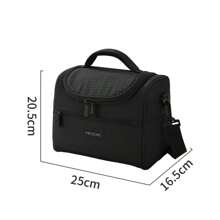 8L Large Capacity Insulated Lunch Box Cooler Bag‌ - Waterproof & Leakproof Freezable Thermal Lunch Tote With Adjustable Shoulder Strap | Quilted Diamond Stitching Design For Men/Women, Office/School/Picnic Use‌