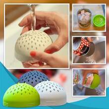 1 pieza Filtro de lata de silicona, colador multifuncional mini, tamiz de comida para drenar latas, filtro de cocina mini, drenaje de lata de silicona portátil, accesorios de cocina para el hogar