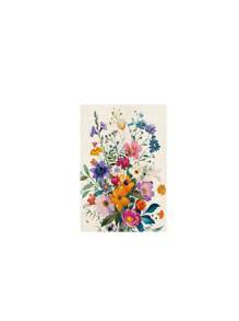 Outdoor Colorful Flower Garden Flag, Spring And Summer Garden Flag, Bright Flower Printing, Outdoor Lawn And Courtyard Flag Decoration, Excluding Flagpoles, 12*18inch Birthday Decorations Wedding Decor Party Decor Banner Gifts Graduation