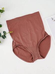 3-Pack High Waist Women's Postpartum Underwear Stylish & Soft Seamless Over Bump Maternity Panties - Đỏ - Xem 3