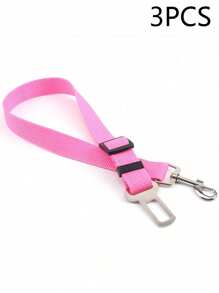 Pet Car Seat Belt Traction Clip Safety Bar Traction Retractable Leash Cat Dog Seat Belt Dog Collar Dog Accessories Car Seat Belt Nylon Seat Heavy Duty Durable Dog Car Seat Belt - Ensure Your Dog Or Cat Is Safe And Secure While Driving,Dog Seatbelt,Dog Car Seat
