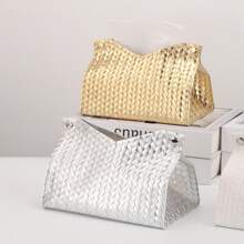1pc Leather Tissue Box Waterproof Kitchen Accessories,Decorative Tissue Box,Napkin Holder For Table,Tissue Box Bathroom