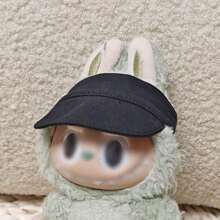 [Hat Only] 17CM Doll Accessory Plastic Baseball Cap, Clip-On Sitting Style Party Doll Outfit