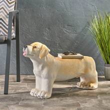 MGO DOG BENCH Outdoor Bench Light Brown No Assembly Required