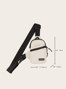 Fashion Personalized Minimalist Multi-Color Waterproof Messenger Crossbody Bag Sling Bag