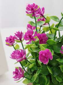 4pcs/Set Artificial Flowers, Artificial Plants, Roses, Chamomile, Lilies. Easter, Spring Festival, Gift. Home Decorations, Garden Decorations, School Dormitory Office Decorations, Suitable For Party, Event, Festival, Birthday Party Decorations, Suitable For Hotel, Restaurant, Living Room, Bedroom, Wedding, Banquet, Kitchen Decorations Gifts Graduation