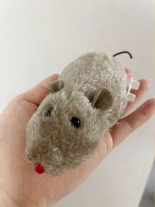 Wind-Up Spring Plush Toy, Realistic Fake Mouse Can Run, Random Colors Of Cats&Dogs Pets Toys - Multicolor - View 17