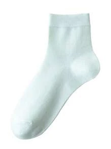 6 Pairs Of Thin Socks Women's Summer Cotton Socks Mesh Breathable Solid Color Cotton Mid-Tube Socks Spring Summer Cotton Socks Women's Stockings
