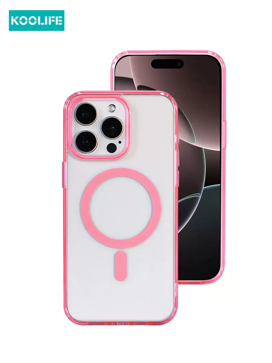 Koolife 1件 膚感透明大孔磁吸手機殼，高透明防震 PC+TPU，適用於 iPhone 18 Pro/18 Pro Max/17 Pro Max/17/17 Pro/17 Air/16/16 Plus/16 Pro/16 Pro Max/12/12 Pro/12 Pro Max/13/13 Pro/13 Pro Max/14/14 Plus/14 Pro/14 Pro Max/15/15 Pro/15 Plus/15 Pro Max