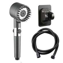 Hand-Held Filter Shower Head, High Pressure Water Flow And Multiple Spray Modes, Shower Head With Filter, Power Cleaning For Hard Water, Shower Head With ON/OFF Switch For Pet Bath Home Bathroom Decor Fall Decor Bathroom Accessories
