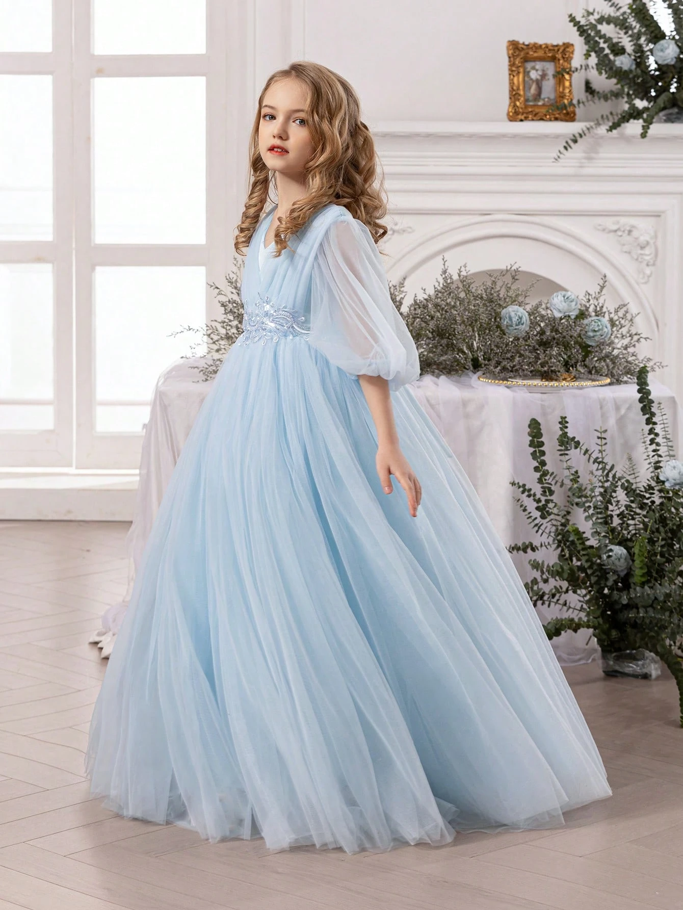 Robe de fête pour enfant, robe de princesse pour anniversaire, banquet, Noël, occasions formelles, bal de promo_voghion.com