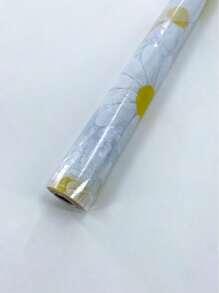 1卷3D彩虹雏菊静电吸附窗膜，可移除装饰窗贴，隐私保护防紫外线窗贴，适用于家庭浴室卧室玻璃窗 - 彩色 - View 9