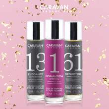 Caravan set di 2 flaconi di profumo da donna da 150 ml+30ml Nº1 dal delicato odore orientale, Nº21 fresco, Nº23 fruttato, Nº26 orientale legnoso, Nº28 orientale tenue, Nº31 orientale tenue, Nº36 floreale orientale, Nº42 floreale, Nº43 fruttato, Nº45 orientale. Consegna gratuita - Multicolore - Visualizzare 8