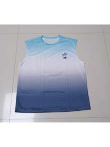 2025 Summer Hawaii Beach Men's Gradient Forest Printed Sleeveless Tank Top