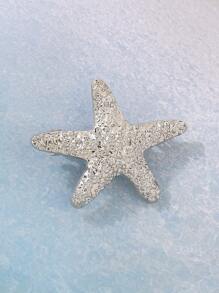 1 件金属蝴蝶发夹、海星发夹、几何复古金属发饰、学校用品