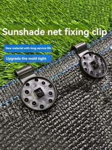 50Pcs Shade Cloth Clips Shade Fabric Clamps Grommets For Net Mesh Cover Sunblock Fabric In Garden Backyard Greenhouse Fixer