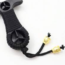 1pc Outdoor Shooting Resin Slingshot, Comes With 1 Rubber Band + 1 Slingshot Bag, Outdoor Hunting Fishing Slingshot - Black - View 6