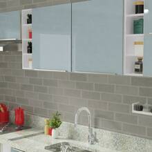 Madesa Gabinete Cocina Completa 300cm Lux Sabrina Blanc/gris - Blanco y Gris - Ver 6