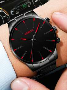 Fashion Watch Stainless Steel Luxury Quartz Wrist Watch Men Business Watches For Man Clock
