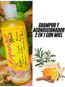 Rapunzel 2 In 1 Shampoo And Conditioner - Yellow - View 1