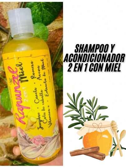 Shampoo y Acondicionador 2 en 1 Rapunzel