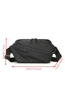 Bolso de mensajero de moda casual 2025, bolso de hombro cruzado de gran capacidad para hombres