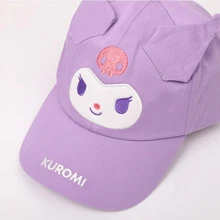 Sanrio Sanrio Licensed Hello Kitty/Kuromi/Cinnamoroll Baseball Cap 2025 - Sun Protection S Hat With Adjustable Strap, Kawaii Anime Back To School Essential (Breathable Mesh Peaked Cap For Toddlers & ) Lightweight Outdoor Hat For S & Women