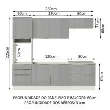 MADESA Baker's Racks - White and Gray - View 3