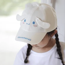 Sanrio Sanrio Licensed Hello Kitty/Kuromi/Cinnamoroll Baseball Cap 2025 - Sun Protection S Hat With Adjustable Strap, Kawaii Anime Back To School Essential (Breathable Mesh Peaked Cap For Toddlers & ) Lightweight Outdoor Hat For S & Women
