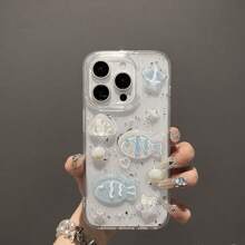 Étui de téléphone compatible avec 16/15 Promax, étui de téléphone transparent anti-chute compatible avec le nouvel 16 Pro, 13/12. Colle anti-chute