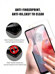 Bộ 2 miếng dán màn hình độ phân giải cao, chống trầy xước, chống vỡ, trong suốt, cạnh bo tròn, phủ toàn màn hình, dễ lắp đặt, độ nét cao, không bọt khí, chống trầy xước, chống nứt, miếng dán màn hình kính cường lực siêu trong, quà tặng cho sinh nhật/Lễ Phục Sinh/Ngày Tổng thống/Giáng Sinh/Gia đình/Bạn bè/Bạn trai/Bạn gái - 2 chiếc - Xem 3